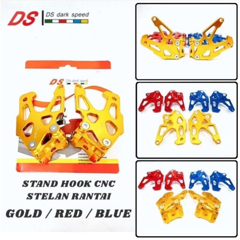 Jual Standhook stand hook tutup anting rantai satria fu, r15, scorpio ...