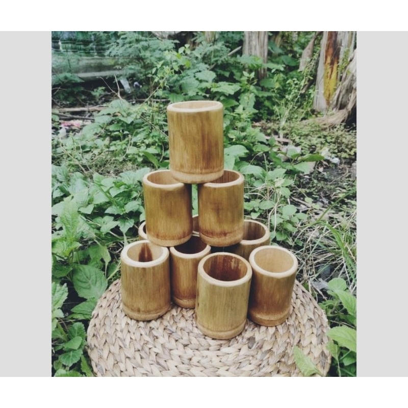 Jual Gelas Bambu Unik Natural Shopee Indonesia 3429