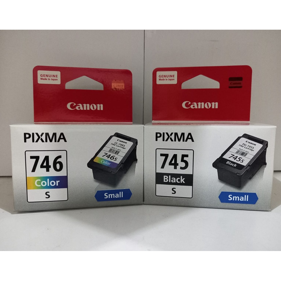 Jual Paket TINTA CANON 745s/746s BLACK CALOUR ORIGINAL canon | Shopee ...