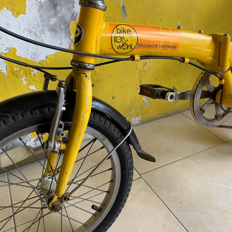 sepeda lipat Polygon bike to work
