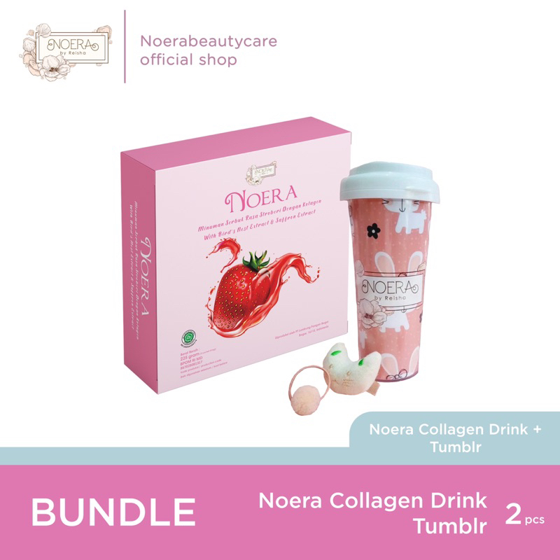 Jual Paket Bundle Noera Collagen Drink Free Tumbler Random Minuman