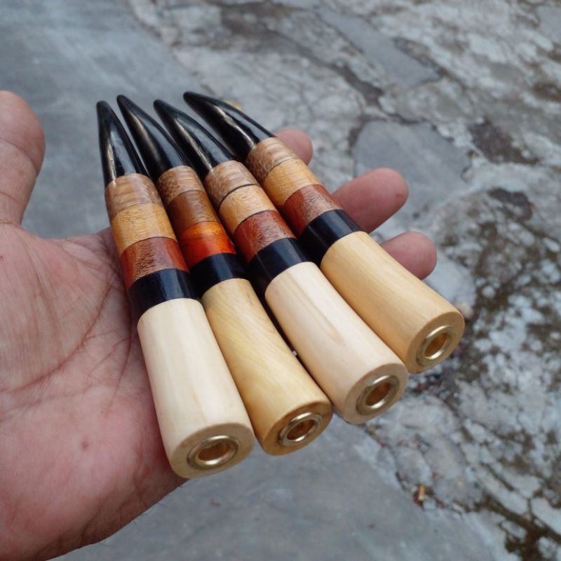 Jual Once pipa rokok kombinasi kayu kemuning model S (lengkung) /15 cm ...
