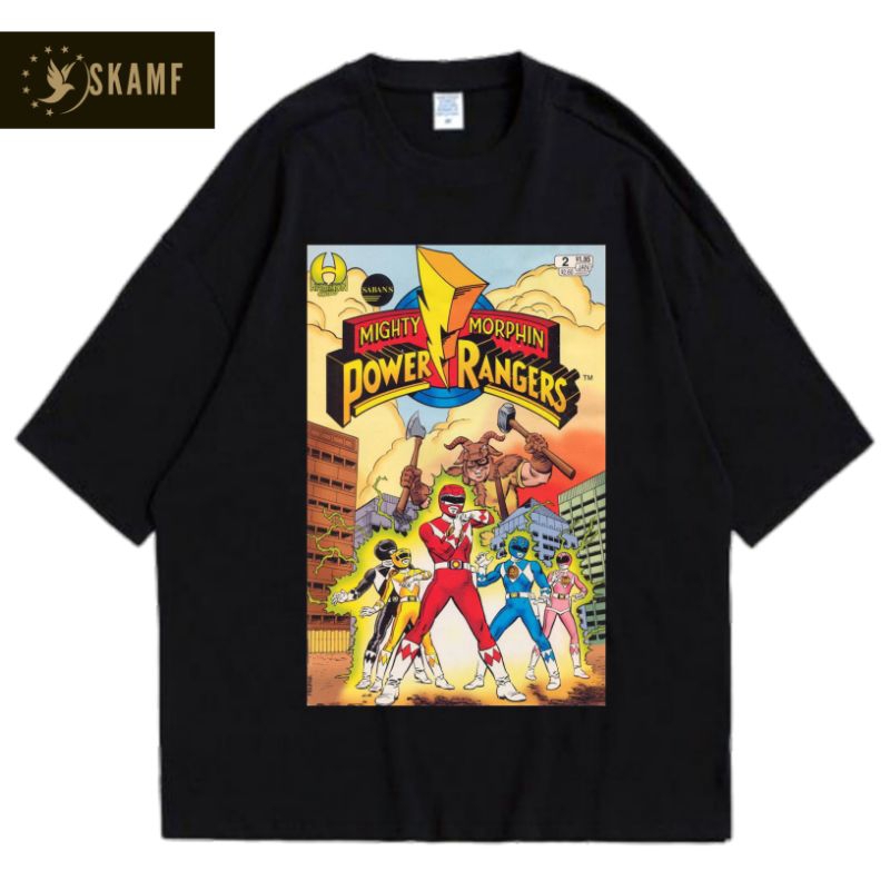 Jual T-SHIRT | POWER RANGERS - POSTER | KAOS 90'S NOSTALGIA POWER ...