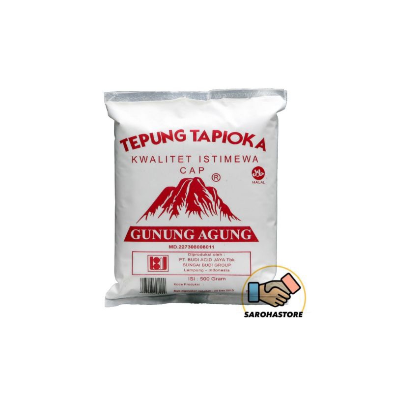 Jual Tepung Tapioka Cap Gunung Agung 500 Gr Shopee Indonesia