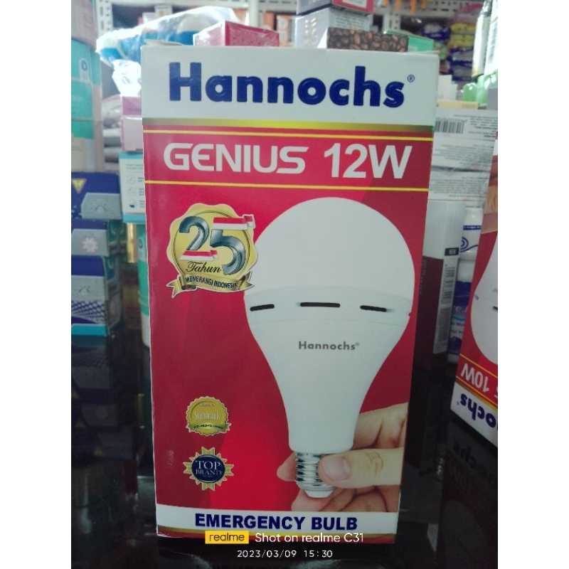 Jual Hannochs Lampu Led Genius Emergency Ac Dc Magic Watt Shopee Indonesia