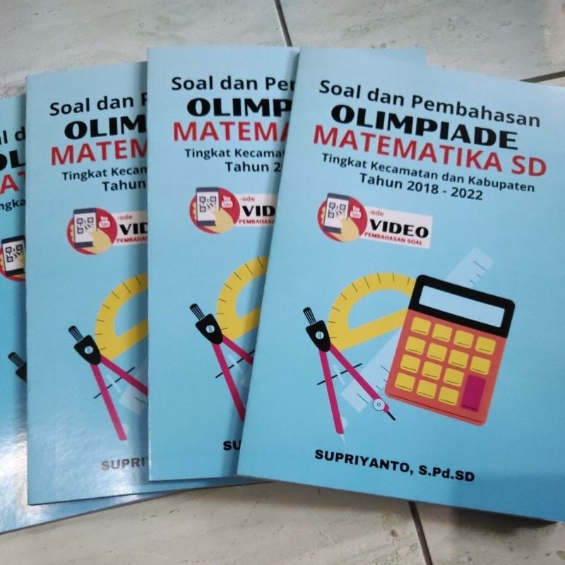 Jual Buku Soal Dan Pembahasan Olimpiade Matematika Sd Tahun 2018 2022 Shopee Indonesia 9716