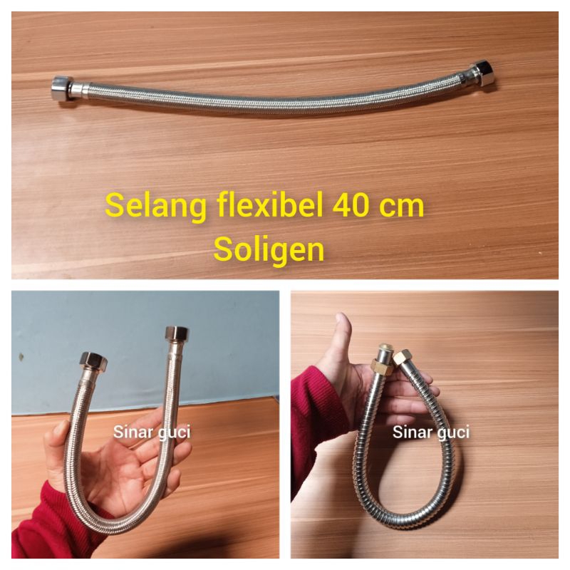 Jual Selang Flexibel Cm Air Panas Atau Dingin Merk Soligen Shopee Indonesia