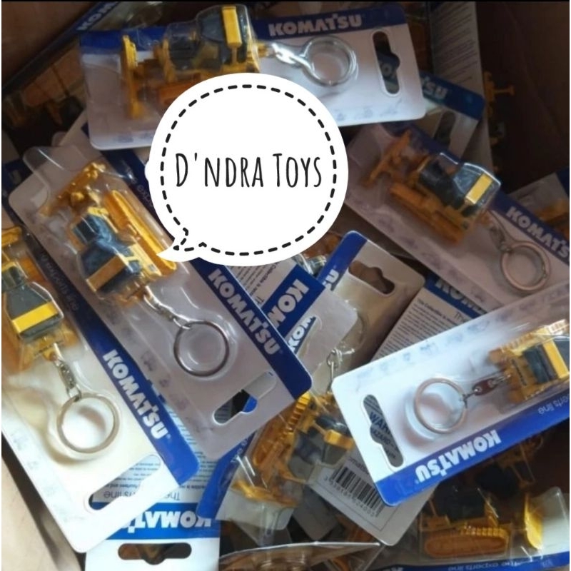 Jual Diecast Gantungan Kunci / keychain Miniatur Alat Berat Komatus ...