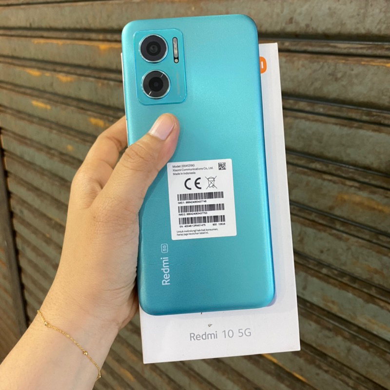 Jual Redmi 10 5G 6/128gb second bekas pakai normal fullset original ...