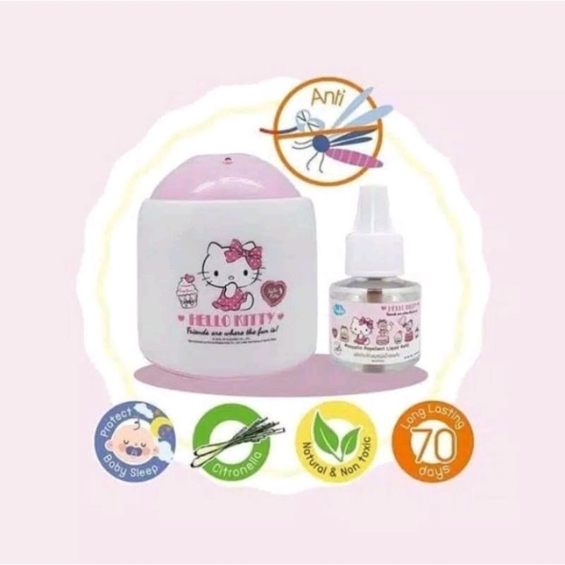 Jual Electric Mosquito Repellent Hello Kitty (KINDEE) Shopee Indonesia