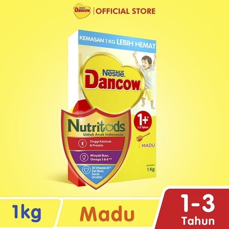 Jual Dancow Nestle 1+ Rasa Madu Vanila 1Kg Susu Nutrisi Pertumbuhan ...