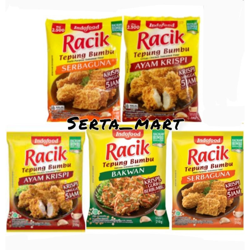 Jual Indofood Tepung Bumbu Racik Serbaguna 75gr / Ayam Krispi 210gr ...