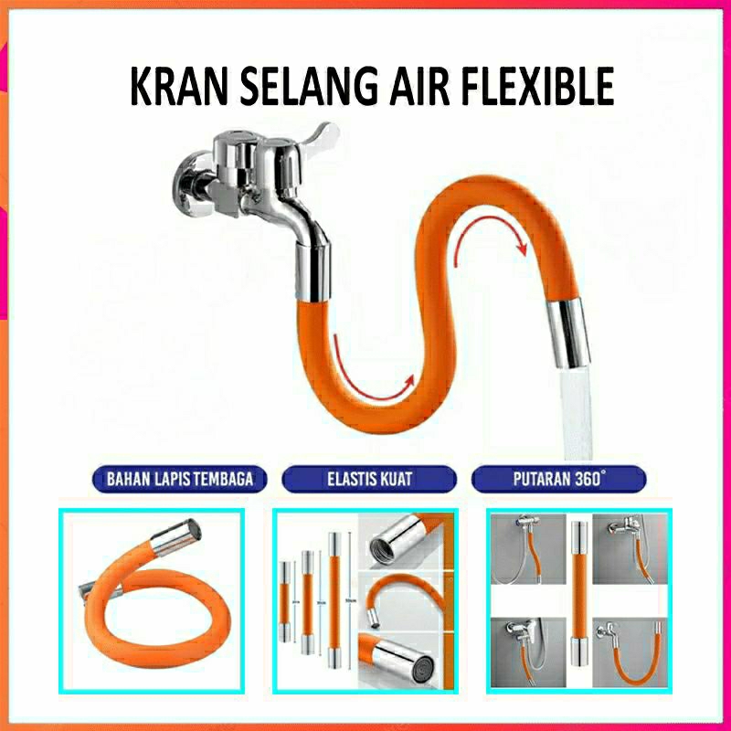 Jual Sambungan Kran Air Fleksibel Selang Air Elastis Universal Shopee Indonesia