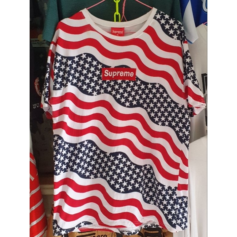 Jual Kaos Supreme Flag Shopee Indonesia