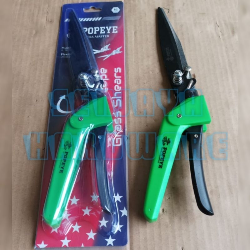 Jual Gunting rumput gunting sabotan kebun tanaman dahan 3 posisi popeye ...