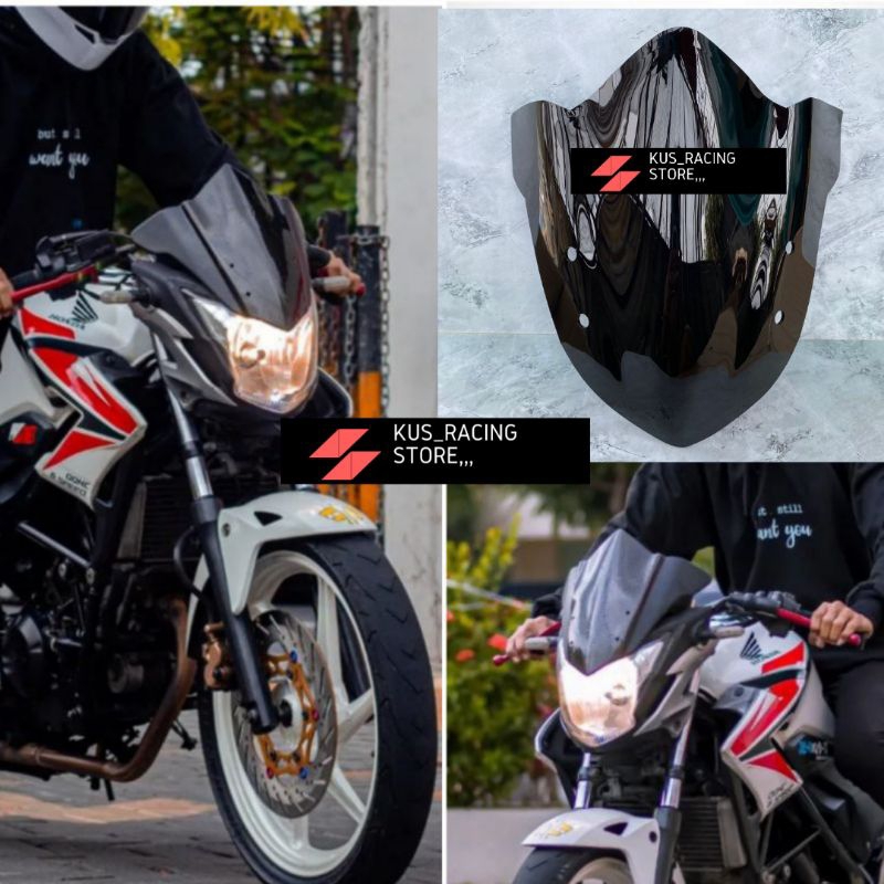 Jual VISOR VARIASI HONDA CB150R NEW SE CB150R OLD HITAM PEKAT | Shopee