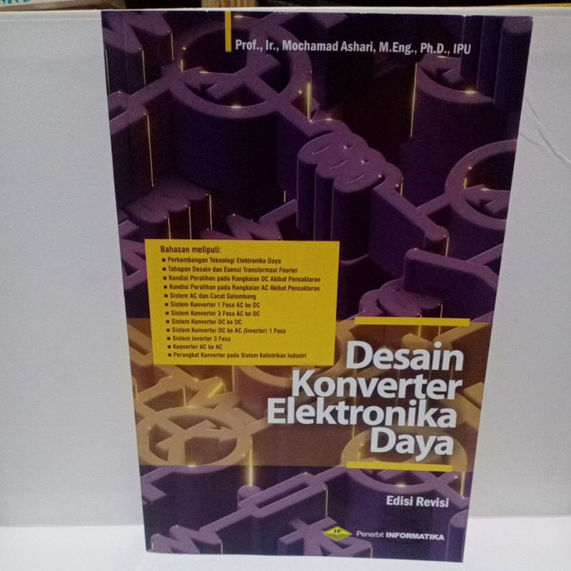 Jual Desain Konverter Elektronika Daya Edisi Revisi Dari Prof Ir Mochamad Ashari | Shopee Indonesia