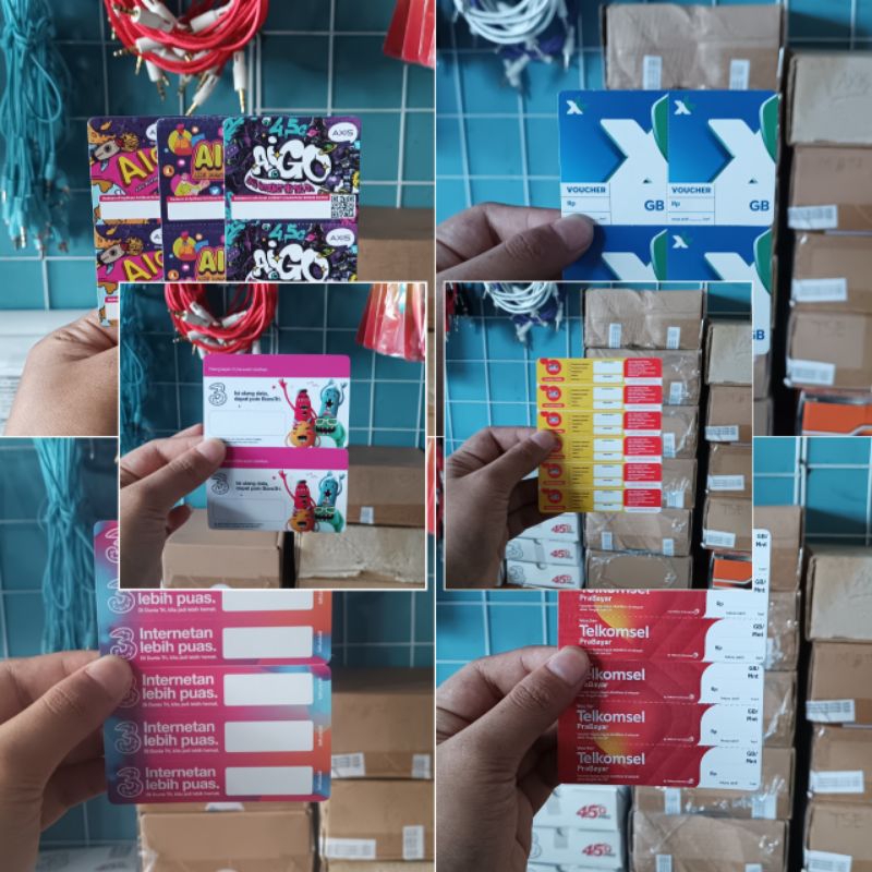 Jual Voucher Kosong All Operator Harga Per 1 SN/PCS(Serial Number ...