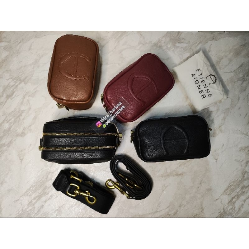 Jual EA etienne aigner adeline mini camera bag NWT ORIGINAL Shopee