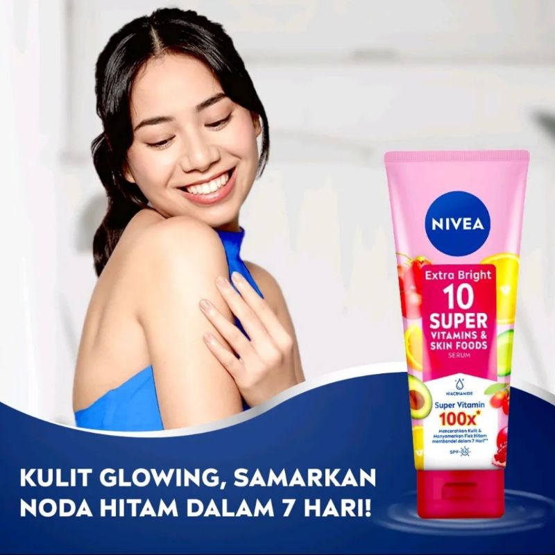 Jual Nivea Extra Bright 10 Super Vitamin & Skin Foot Serum Shopee
