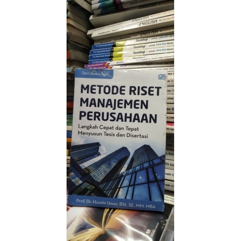 Jual Buku Metode Riset Manajemen Perusahaan by Husein Umar | Shopee ...