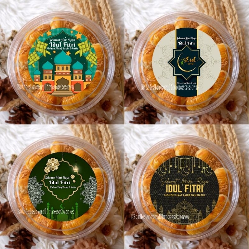 Jual Stiker Sticker Label hangtag Lebaran Selamat Hari Raya Idul Fitri ...