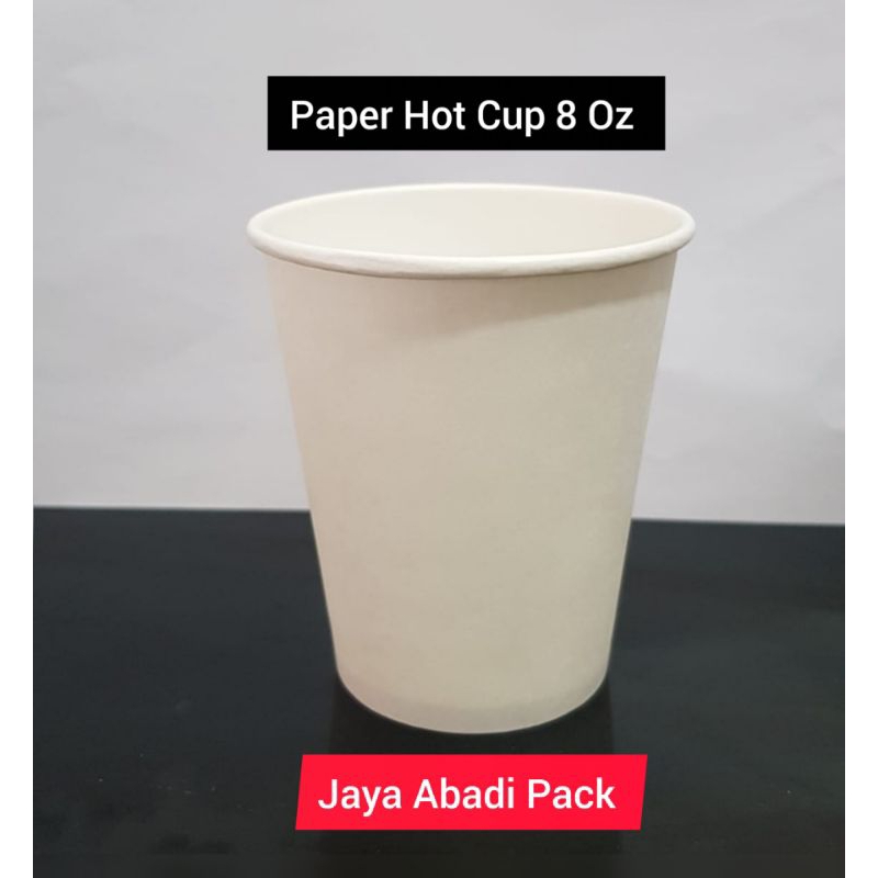 Jual Paper Hot Cup Polos 8 Oz 240 Ml Gelas Kertas Tahan Panas Isi 50 Pcs Shopee Indonesia 7624