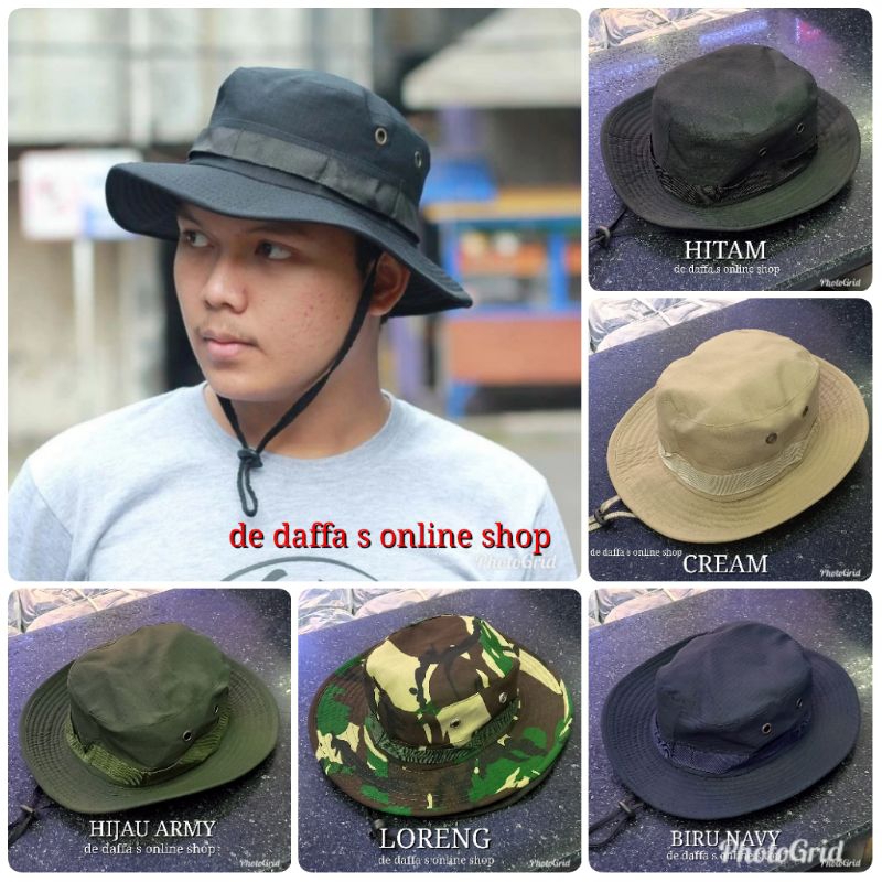 Jual TOPI RIMBA DEWASA RIPSTOP TOPI GUNUNG TOPI BUCKET PREMIUM | Shopee ...