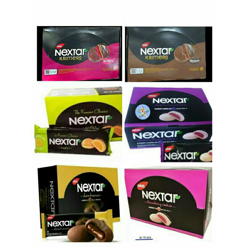 Jual Nabati Nextar Brownies Biskuit Nastar 1 pak isi 10 Pcs Shopee