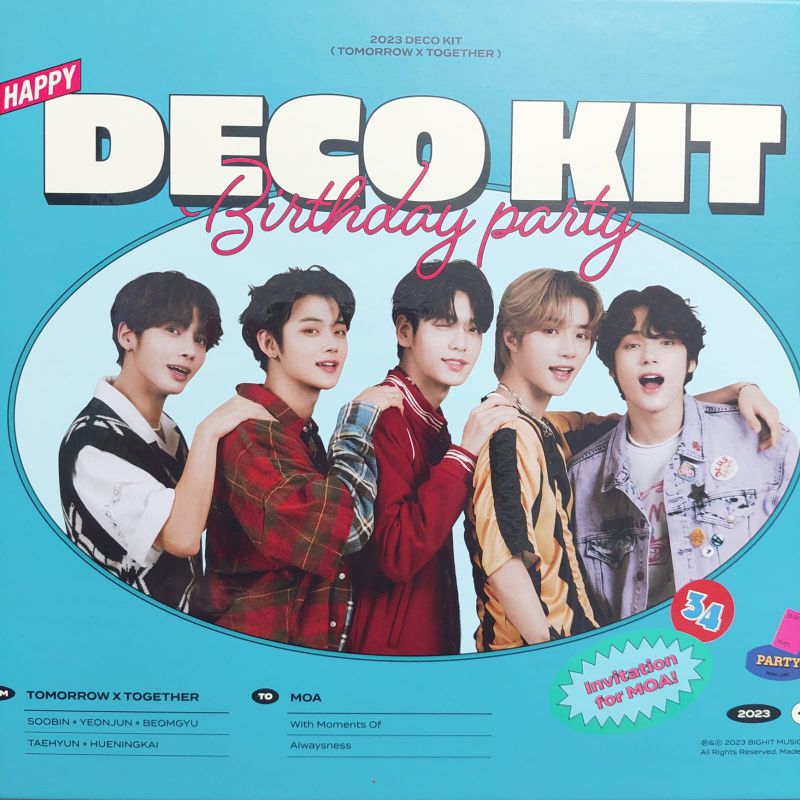 Jual [SHARING] TXT Deco Kit 2023 Birthday Party Soobin Yeonjun