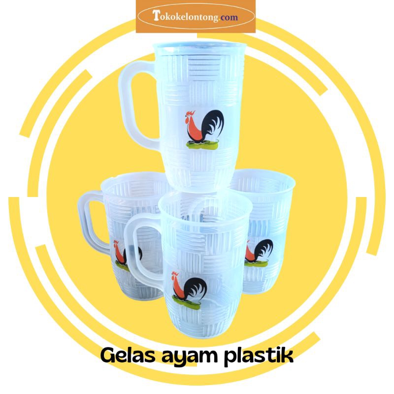 Jual Gelas Ayam Plastikgelas Ayamcangkir Ayam Harga 6pcs Shopee Indonesia 5711