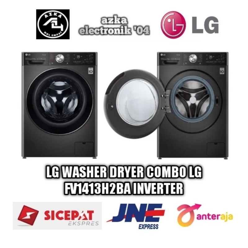 Jual LG WASHER FV1413H2BA DRYER COMBO INVERTER WASHER 13KG DRYER 8KG