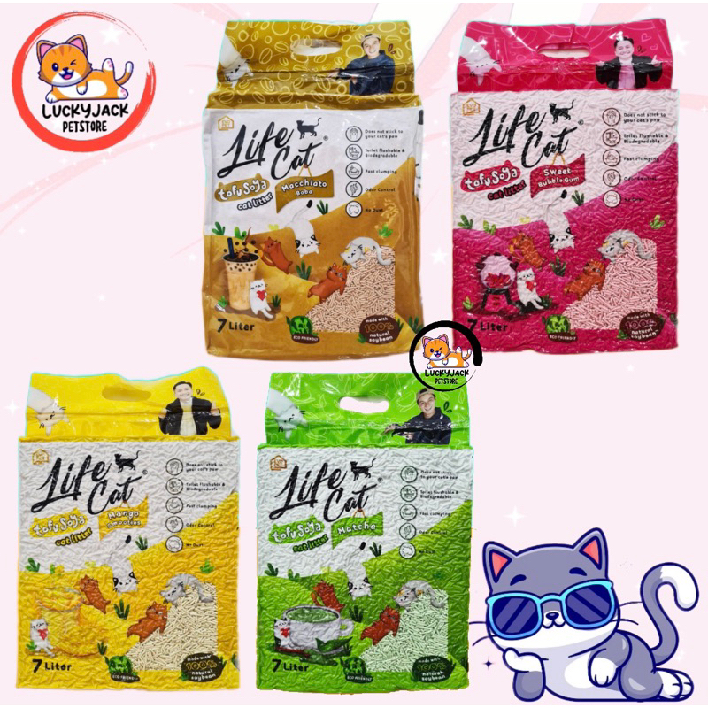 Jual Life Cat Tofu Soya L Pasir Kucing Shopee Indonesia