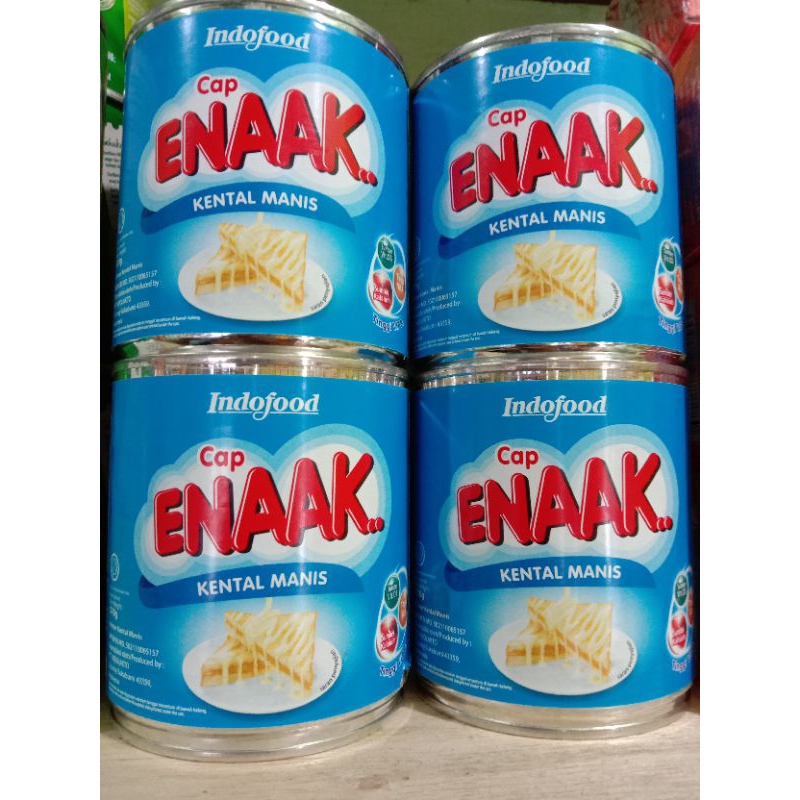 Jual Susu Kental Manis Cap Enak Putih Kaleng 370gr | Shopee Indonesia