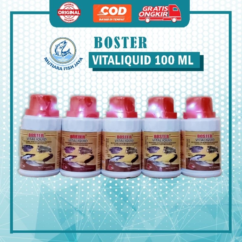 Jual Boster Vitaliquid Ml Suplement Nafsu Makan Ikan Udang