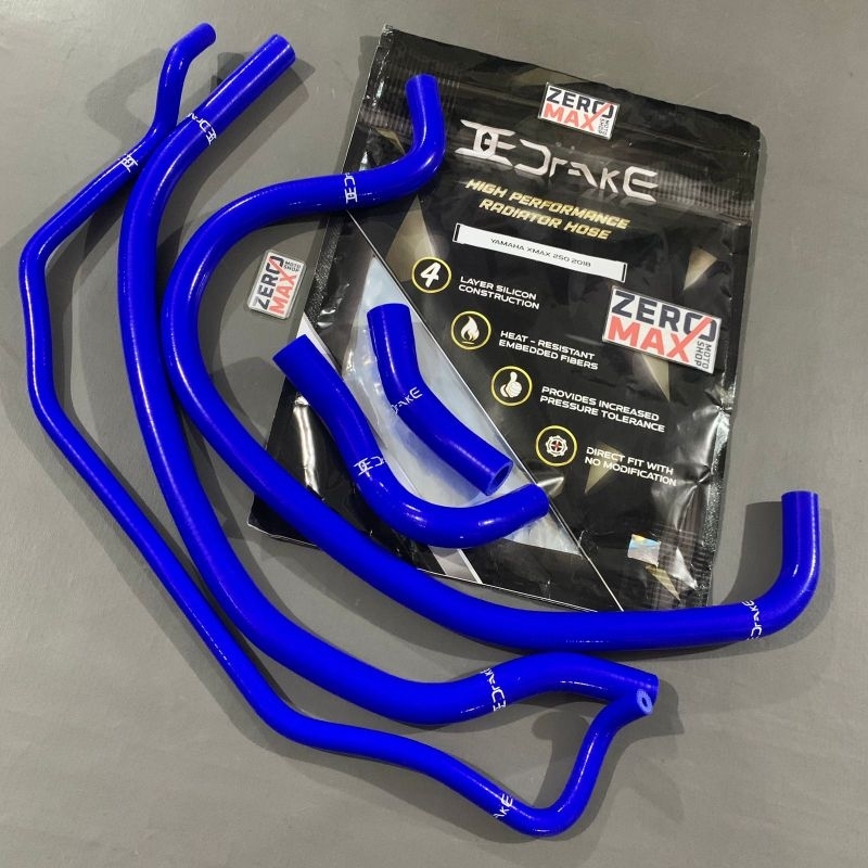 Jual Selang Radiator Hose Kit DRAKE Original Yamaha XMAX X-MAX 250 Biru ...