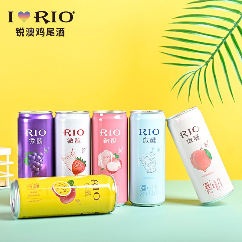 Jual RIO LIGHT COCKTAIL CHINA MINUMAN SODA BUAH 330ml | Shopee Indonesia