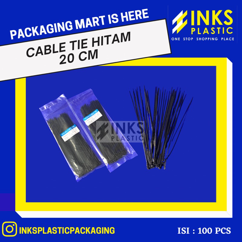 Jual CABLE TIES SEGEL KRESEK 20 CM | Shopee Indonesia