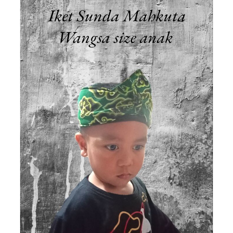 Jual Iket Sunda Anak Iket Sunda Totopong Iket Sunda Praktis Shopee