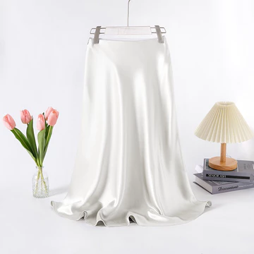 Korean Skirt Rok Satin Rok Korea Bawahan Satin