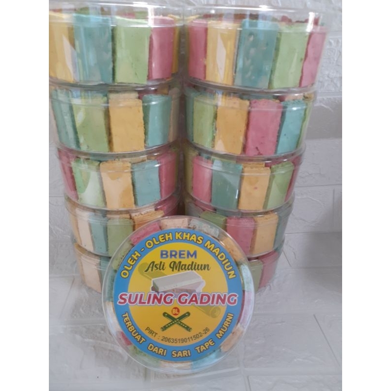 Jual BREM TOPLES MIX RASA BUAH uk. toples 500gram | Shopee Indonesia