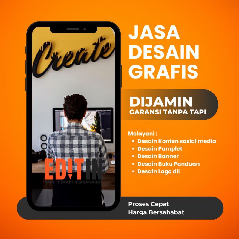 Jual Jasa Desain Grafis Konten Sosial Media | Stiker | Logo | Poster