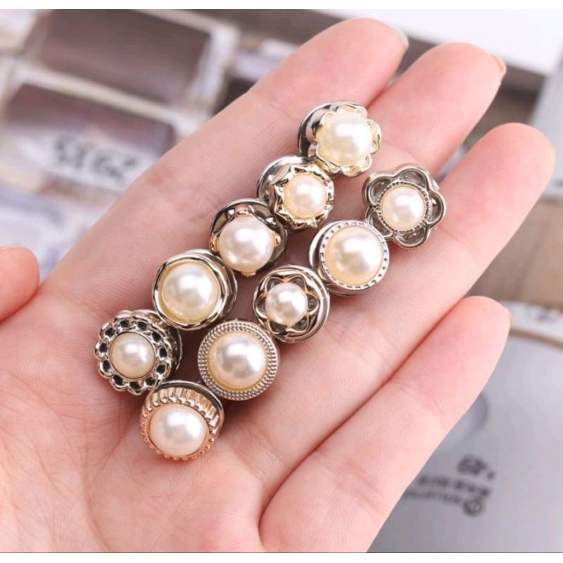 Jual (10pcs per pack) Bross Mini Hijab bross baju klip kecil bross ...