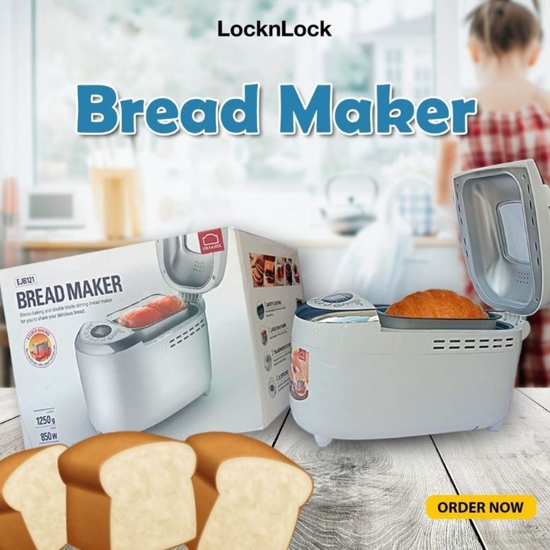 Jual PROMO ORIGINAL LocknLock Bread Maker White Putih EJB121 Alat