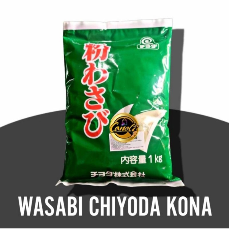 Jual wasabi powder 1 kg/chiyoda kona 1 kg bubuk repack Shopee Indonesia