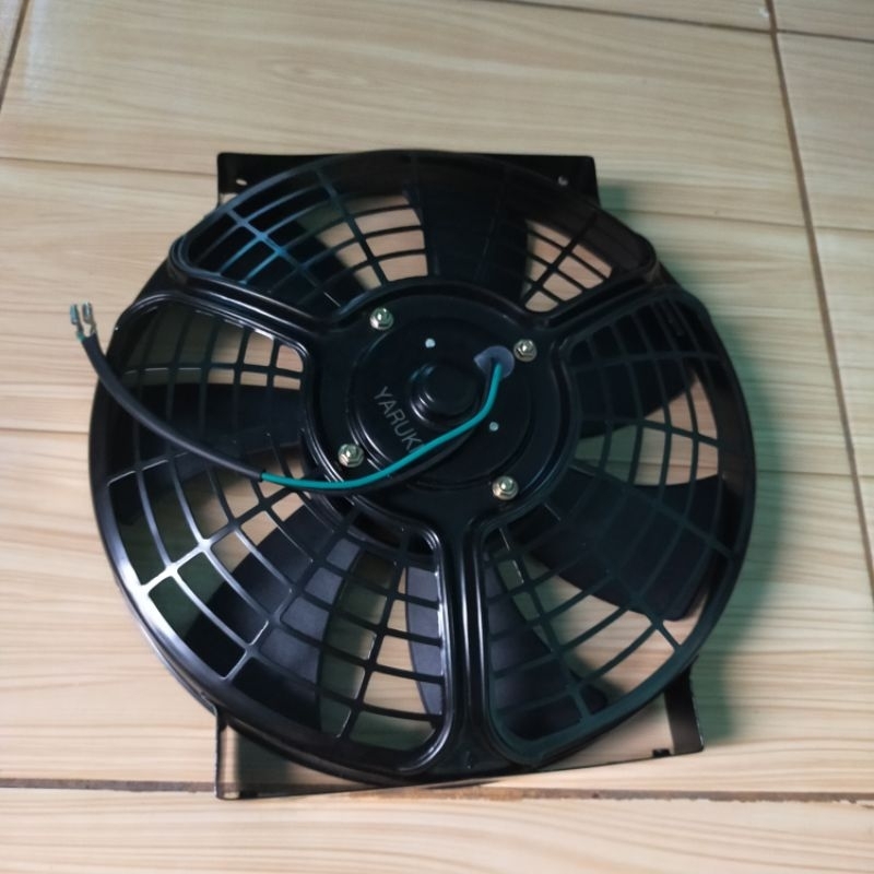 Jual Kipas radiator / Extra fan / universal DC 12v Diameter 27cm tebal ...
