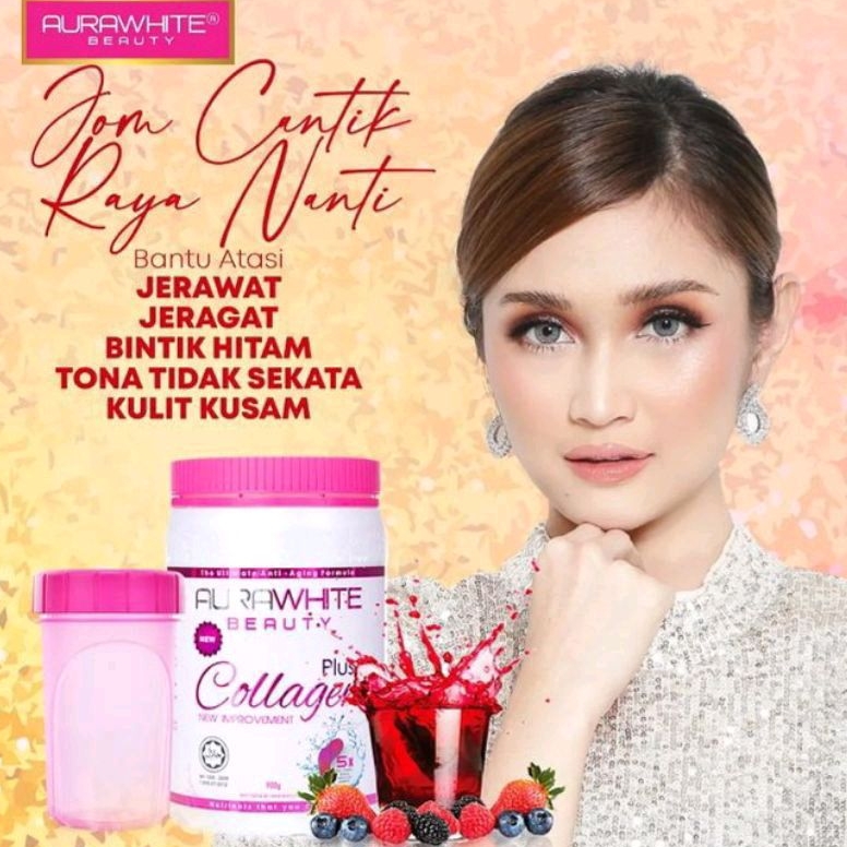 Jual AuraWhite Collagen Plus+ Aura White 900G