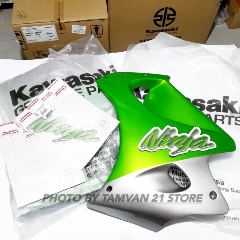 Jual SEPASANG BODY FAIRING SET STRIPING NINJA RR OLD 2007 ORIGINAL