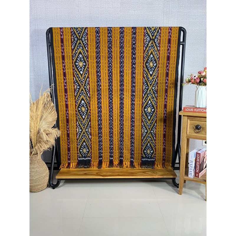 Jual kain tenun jepara tenun ikat kain etnik blanket etnik | Shopee ...