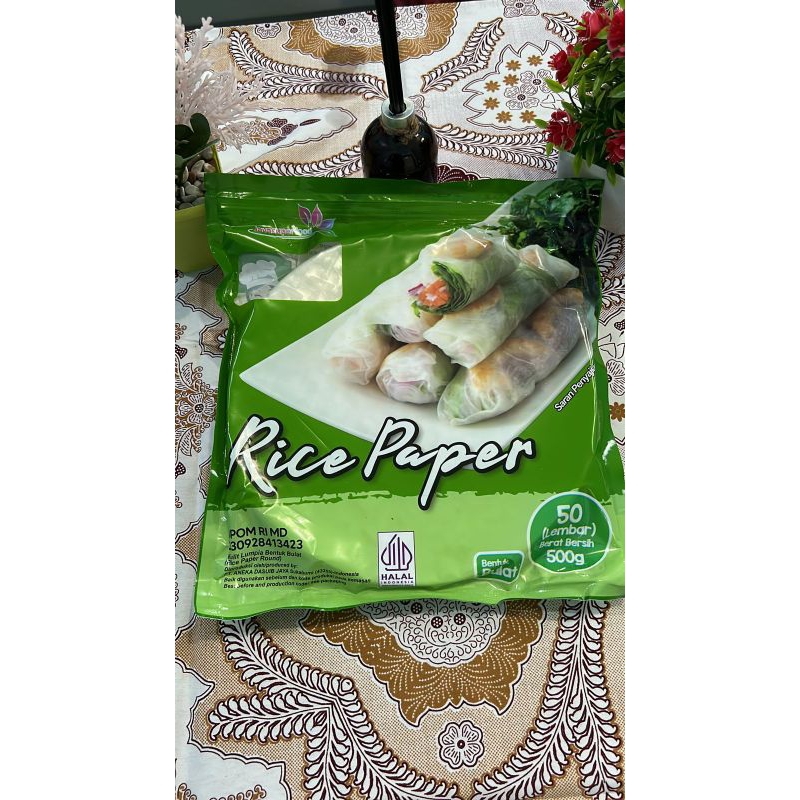 Jual Rice Paper 500gram isi 50 sheets | Shopee Indonesia